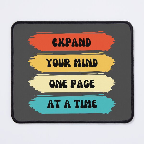 Item preview, Expand Your Mind One Page At A Time - Inspirational Quote designed and sold by Heartee.