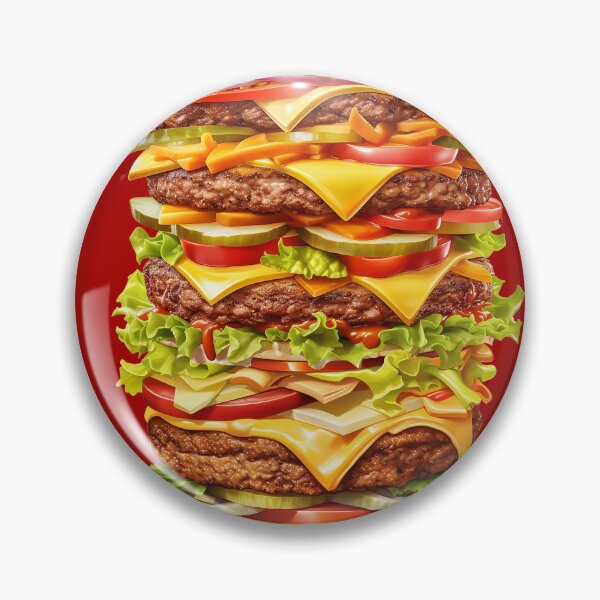 Item preview, Mega cheesebuger designed and sold by WallGarden.