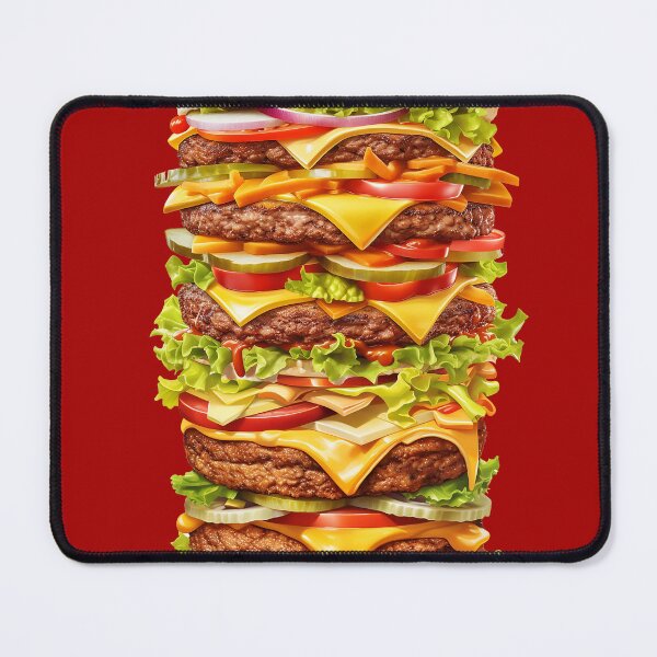 Item preview, Mega cheesebuger designed and sold by WallGarden.