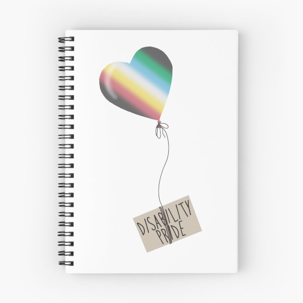 Item preview, Disability pride flag heart balloon  designed and sold by Becky-Marie.