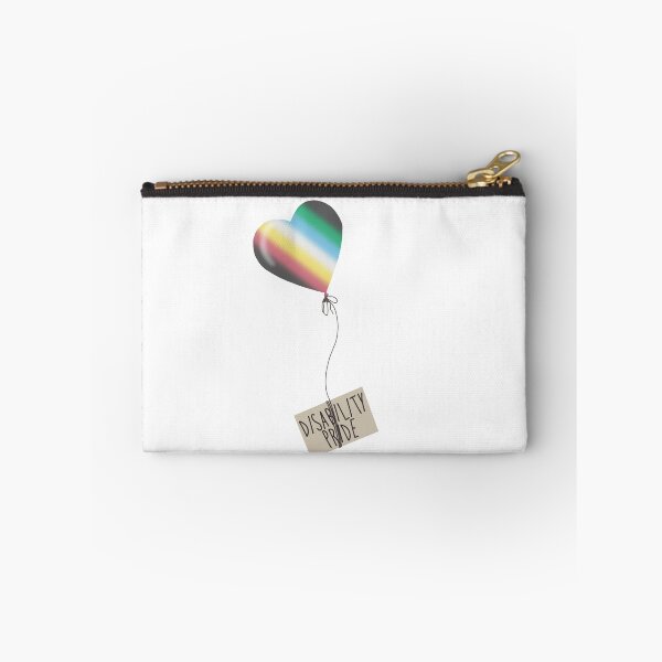 Item preview, Disability pride flag heart balloon  designed and sold by Becky-Marie.