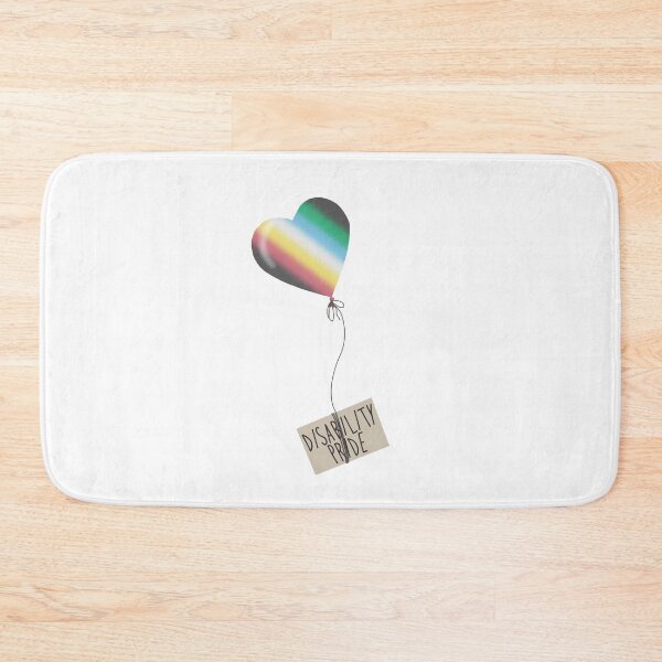 Item preview, Disability pride flag heart balloon  designed and sold by Becky-Marie.