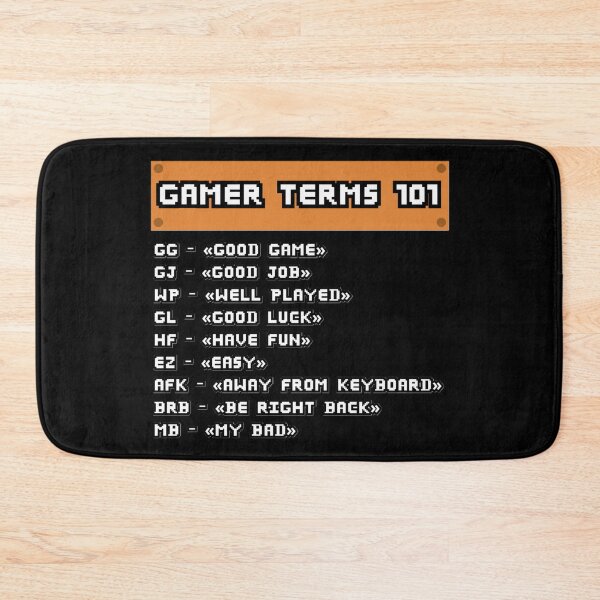 Item preview, Gamer Terms 101. Video Games Quotes designed and sold by OB Print.