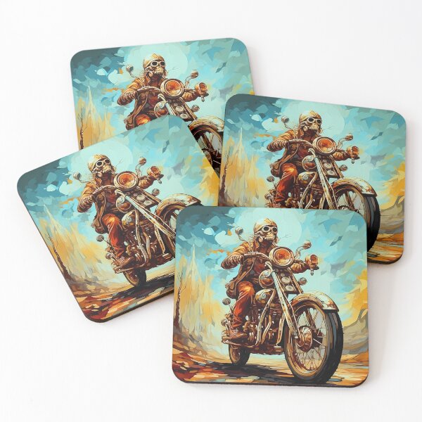 Item preview, Motorbike Rider Abstract Art Series designed and sold by MTJ-Mushrooms.