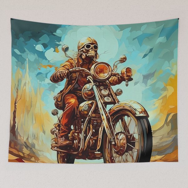 Item preview, Motorbike Rider Abstract Art Series designed and sold by MTJ-Mushrooms.