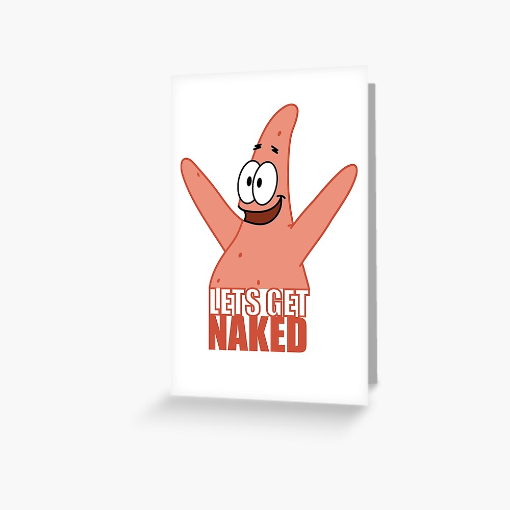 Lets Get Naked! | Greeting Card