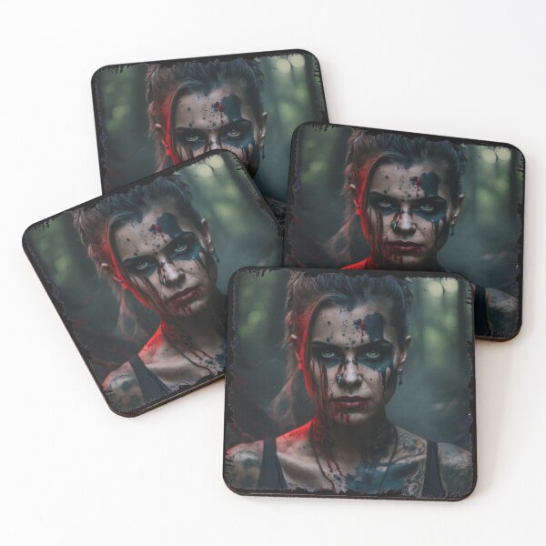 Item preview, Viking Shield Maiden, Barbarian Woman Portrait, Warrior. designed and sold by Xylos247.