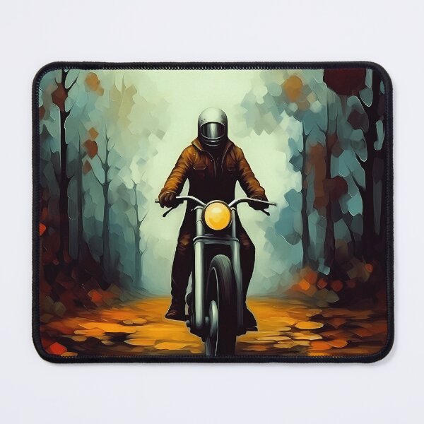 Item preview, Motorbike Rider Abstract Art Series designed and sold by MTJ-Mushrooms.