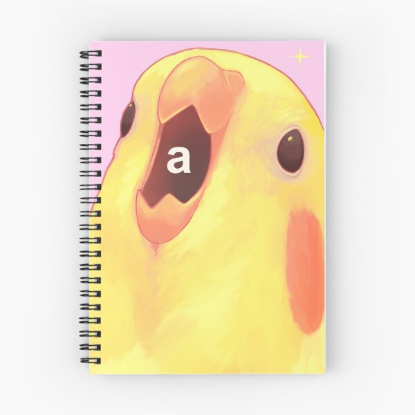 Item preview, cockatiel screaming designed and sold by CuteBlueArt.