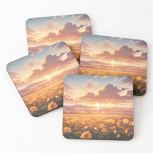 Item preview, Golden Sunflower Symphony: A Captivating Summer Landscape designed and sold by Wylveragon.