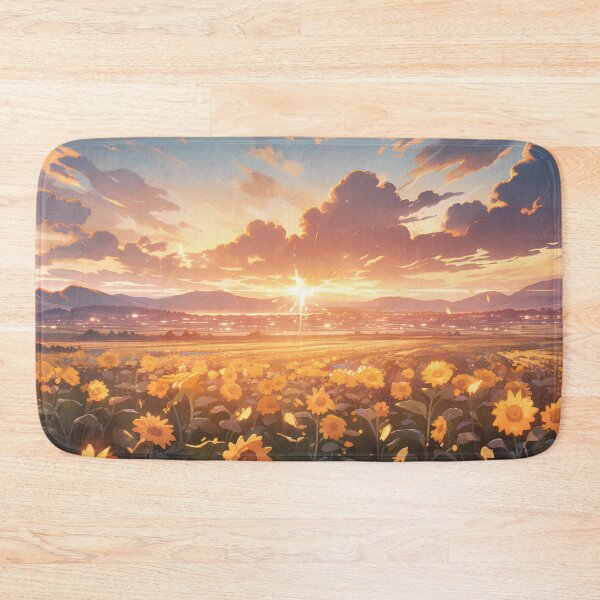 Item preview, Golden Sunflower Symphony: A Captivating Summer Landscape designed and sold by Wylveragon.