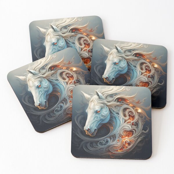Item preview, Fire and Ice Horse designed and sold by CraftedByKoby.