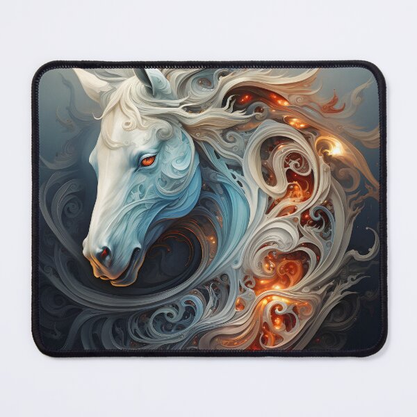 Item preview, Fire and Ice Horse designed and sold by CraftedByKoby.