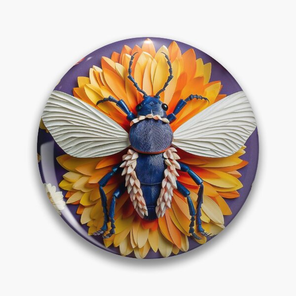 Item preview, Insect on a Flower Bed designed and sold by sara-create.