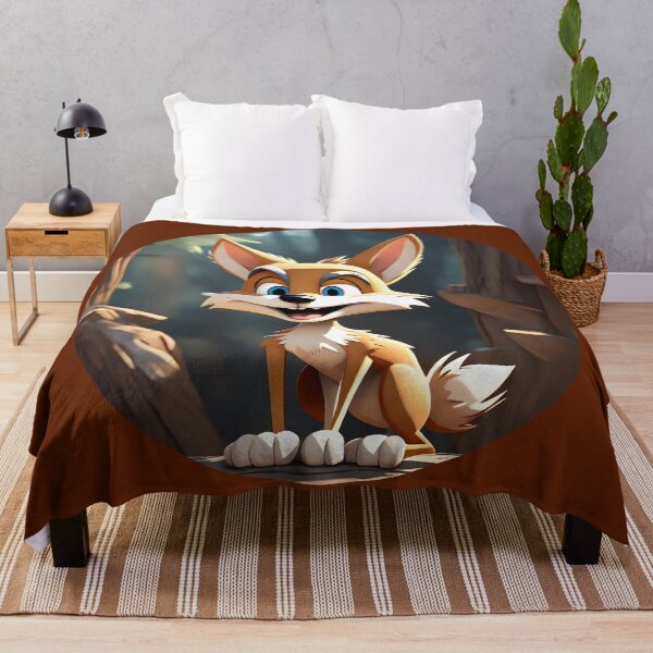 Item preview, Cute coyote dog style cartoon designed and sold by Purrnickerty.