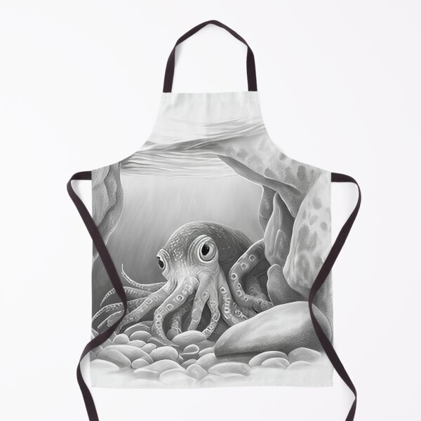 Item preview, Octopus pencil drawing designed and sold by Pencil-Art.
