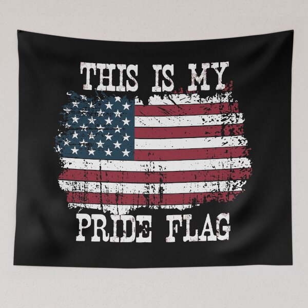 Item preview, This Is My Pride Flag USA American Patriotic T-Shirt designed and sold by Rich Summers Art.