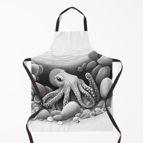 Item preview, Octopus pencil drawing designed and sold by Pencil-Art.