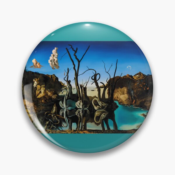 Item preview, Swans Reflecting Elephants Acrylic Block 	 designed and sold by pbxbiwmbsrl65.