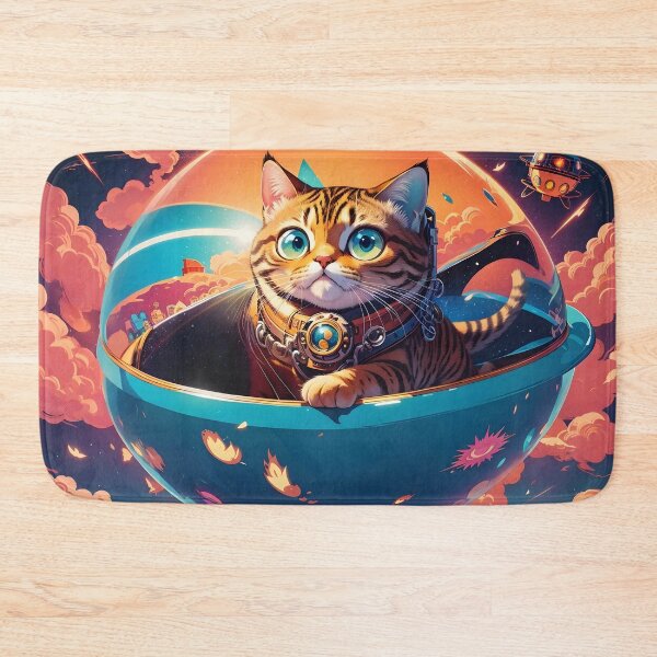Item preview, Kawaii Kitten Floating on Gacha Ball Poster Art Print designed and sold by MindWave THC.