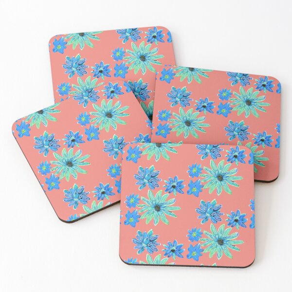 Item preview, Greenish Blue Flowers designed and sold by RobotWear.