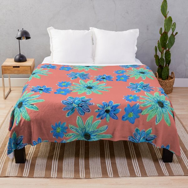 Item preview, Greenish Blue Flowers designed and sold by RobotWear.