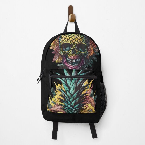 Item preview, Summer color in skull Pineapple face, fruit summer, retro style designed and sold by Collagedream.