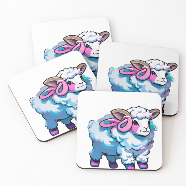Item preview, Cute Sheep with Ribbon designed and sold by Islandadora.