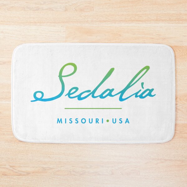 Item preview, Sedalia Missouri Typographic Design designed and sold by Futurebeachbum.