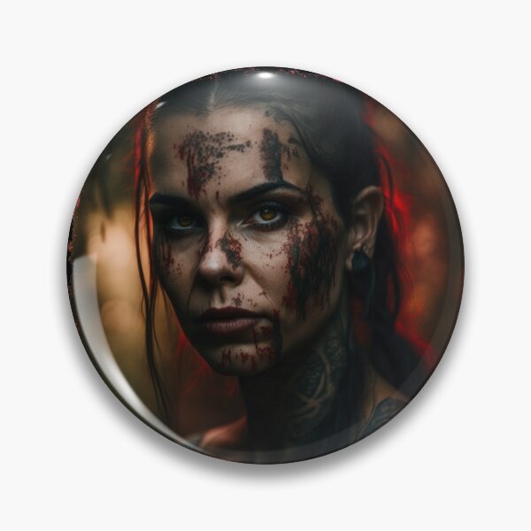 Item preview, Viking Shield Maiden, Barbarian Woman Portrait, Warrior. designed and sold by Xylos247.