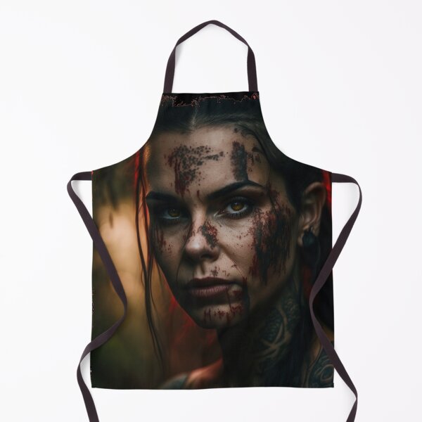 Item preview, Viking Shield Maiden, Barbarian Woman Portrait, Warrior. designed and sold by Xylos247.