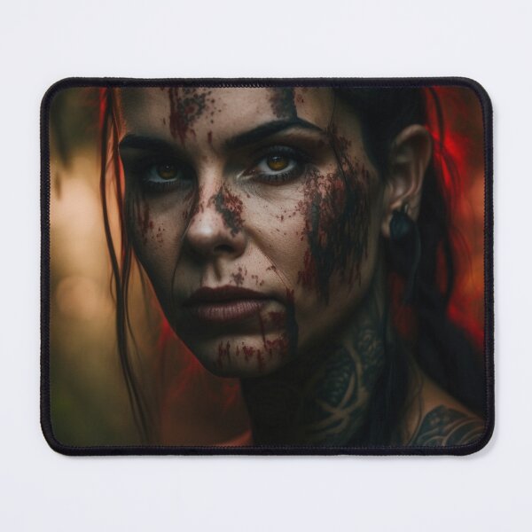 Item preview, Viking Shield Maiden, Barbarian Woman Portrait, Warrior. designed and sold by Xylos247.