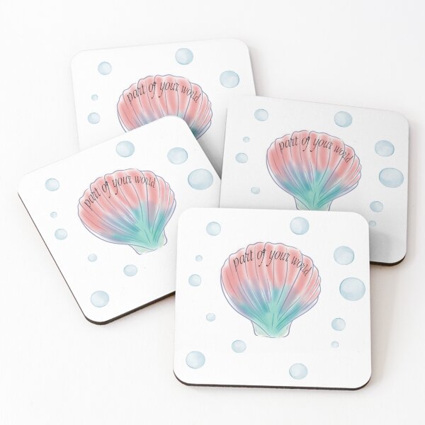Item preview, Pretty Watercolor Clam Design With Bubbles designed and sold by Pevkay97.