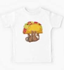 Sloth Taco T Shirt Funny Tacos Lover fitness Gym Novelty Tee Kids Tee