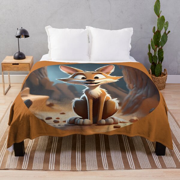 Item preview, Cute coyote dog style cartoon designed and sold by Purrnickerty.