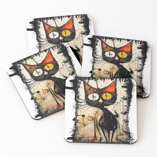 Item preview, Cat Abstract Artwork Men's Tee Shirt designed and sold by TotallySpiffing.