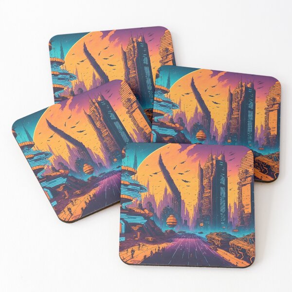 Item preview, Retro Futurist Illusions: Mesmerizing Poster Art Print designed and sold by MindWave THC.