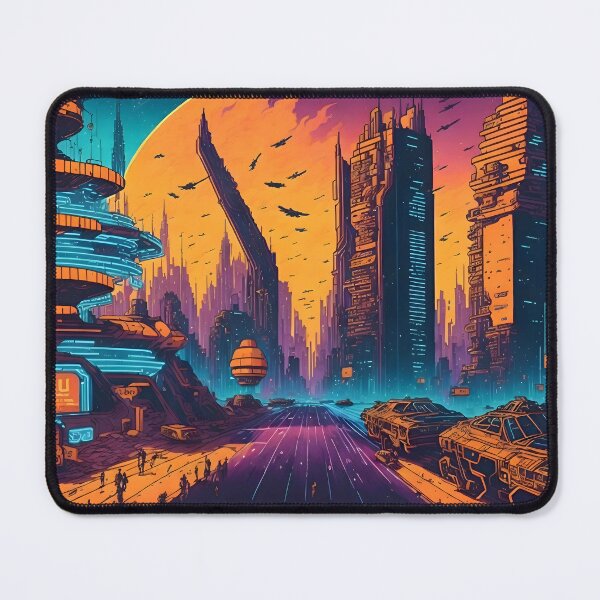 Item preview, Retro Futurist Illusions: Mesmerizing Poster Art Print designed and sold by MindWave THC.