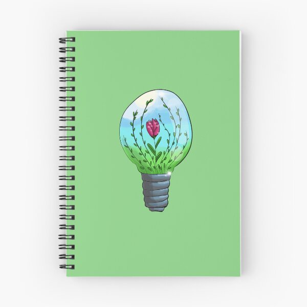 Item preview, Flower Bulb Ideas Growing Cute Drawing Colorful Lightbulb designed and sold by FairyAlpaca.