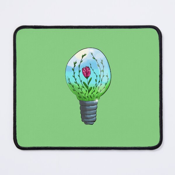 Item preview, Flower Bulb Ideas Growing Cute Drawing Colorful Lightbulb designed and sold by FairyAlpaca.