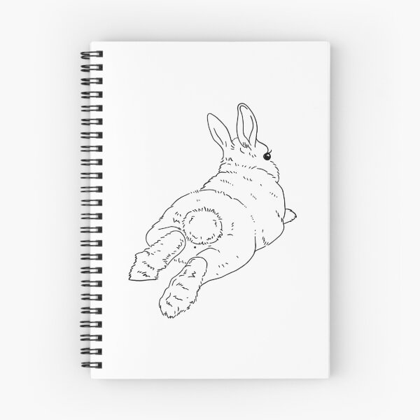 Artikelvorschau, Fluffy Bunny Rabbit Puffy Tail legt sich hin entworfen und verkauft von Cameron Pille.