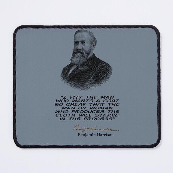 Item preview, Benjamin Harrison quote about Labor designed and sold by fuzzynautilus.