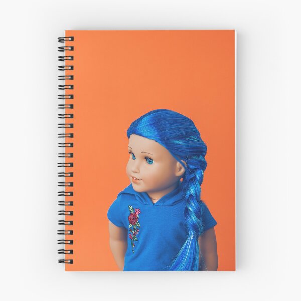 Artikelvorschau, Puppenportrait - Blau & Orange entworfen und verkauft von KaraleeLS.