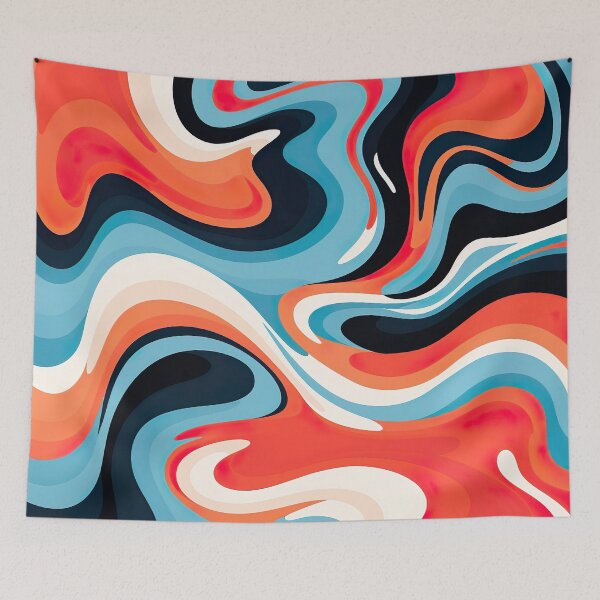 Item preview, Marbled Melange - A Fluid Landscape in Vector Art designed and sold by vadimcarazan.