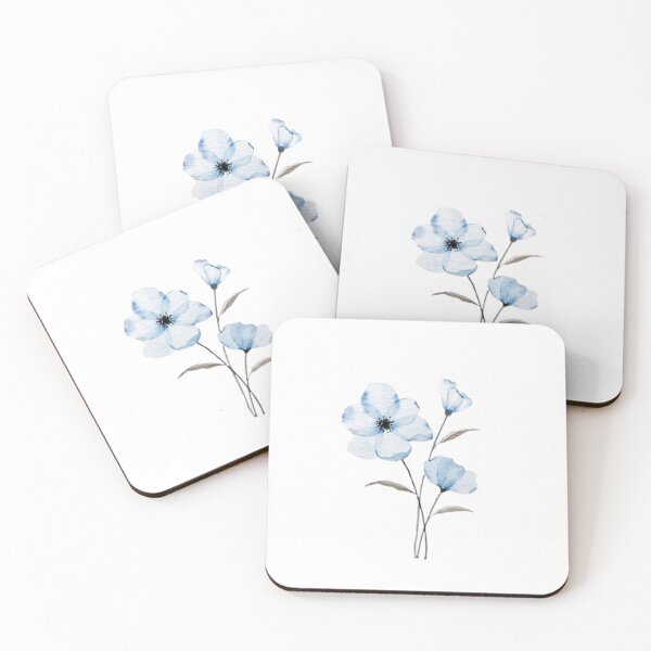 Item preview, Blue linen designed and sold by flowers7s.