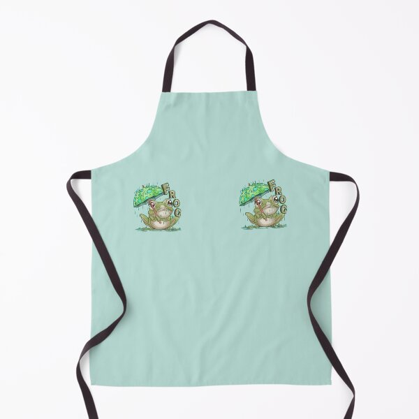 Item preview, Rainy Day Frog Holding an Umbrella: Frog designed and sold by iduzarts.
