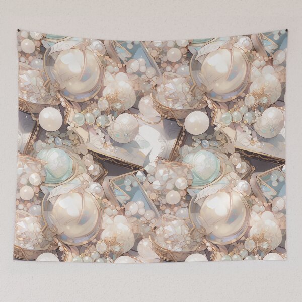 Item preview, Vintage glamorous quarts - white designed and sold by Beige-K-art.