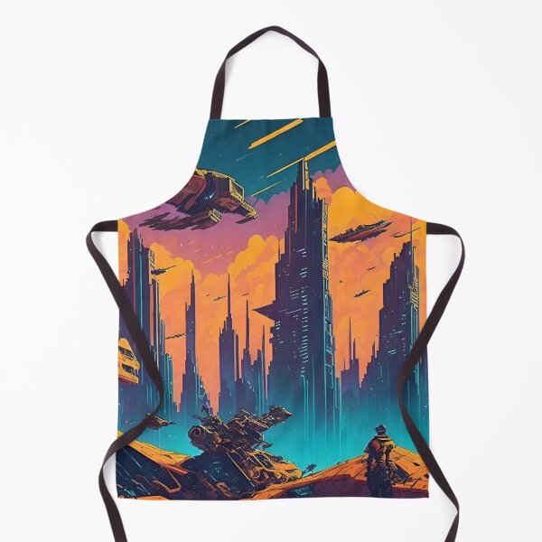Item preview, Futuristic Echoes: Retro-inspired Poster Art Print designed and sold by MindWave THC.