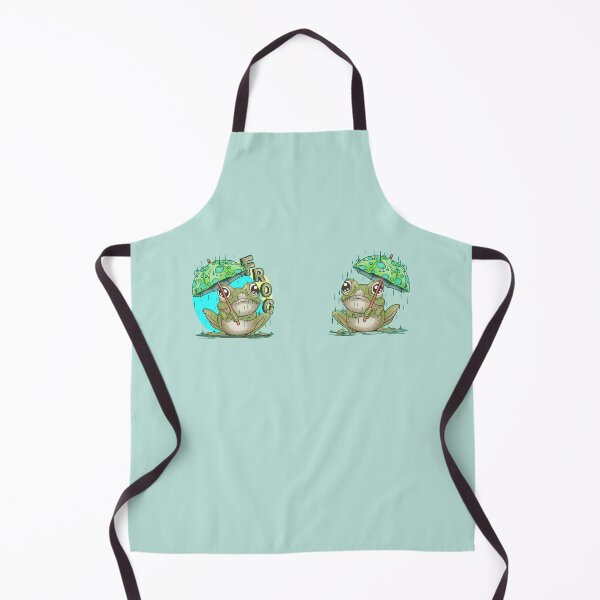 Item preview, Rainy Day Frog Holding an Umbrella: Frog designed and sold by iduzarts.