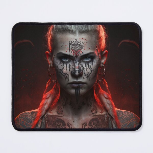 Item preview, Viking Shield Maiden, Barbarian Woman Portrait, Warrior. designed and sold by Xylos247.